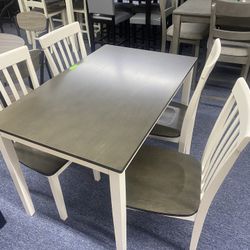 NEW 5 Pc Dining Table 😍 FINANCING AVAILABLE NO CREDIT CHECK, MANY OTHER OPTIONS, ASK FOR A DISCOUNT 