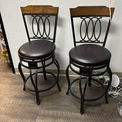Set Two BAR OR KITCHEN Stools 