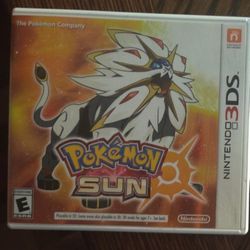 Nintendo 3DS Games Pokemon Sun