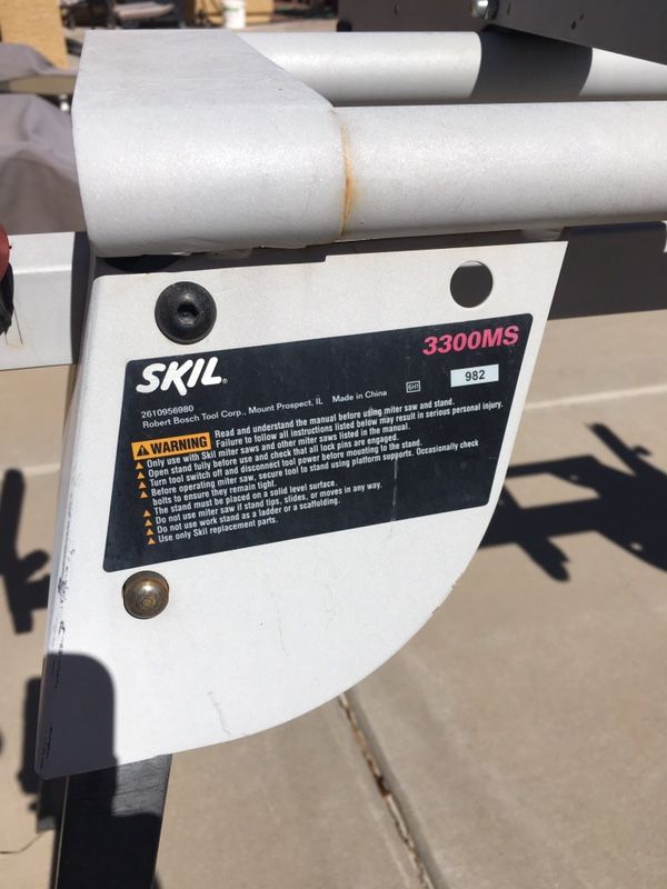 Skil 3300MS Miter Saw Stand for Sale in Peoria AZ OfferUp