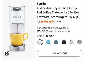 Keurig coffe makers