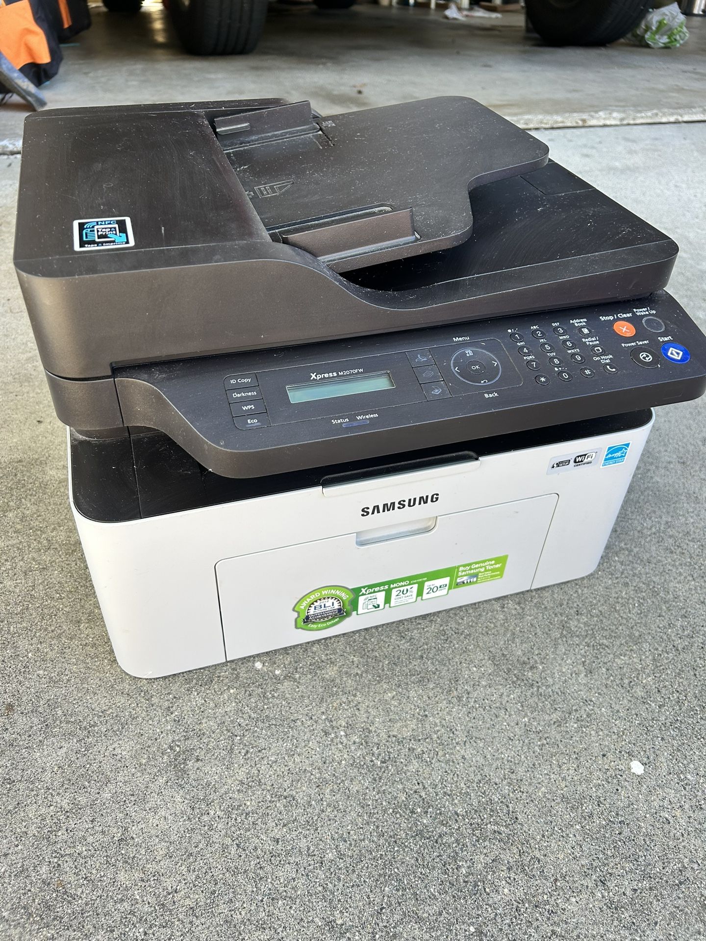 Free Samsung WiFi Laser Printer