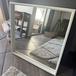 IKEA Mirror, White 25”