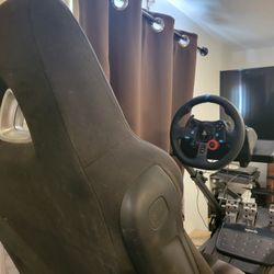 Logitech G29 For PS4 With Mazda Rx8 Seat And Wheel Stand