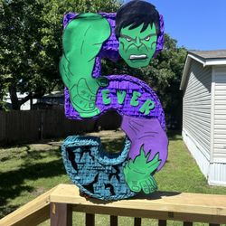 Number 5 Hulk Theme Piñata 