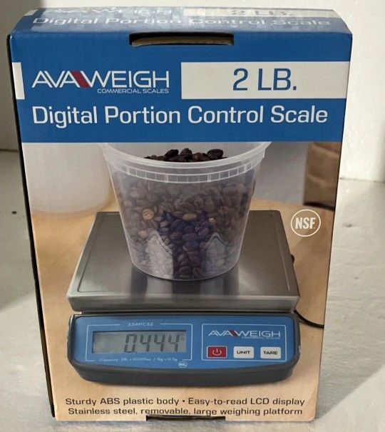 AvaWeigh 2 lb. Digital Portion Control Scale