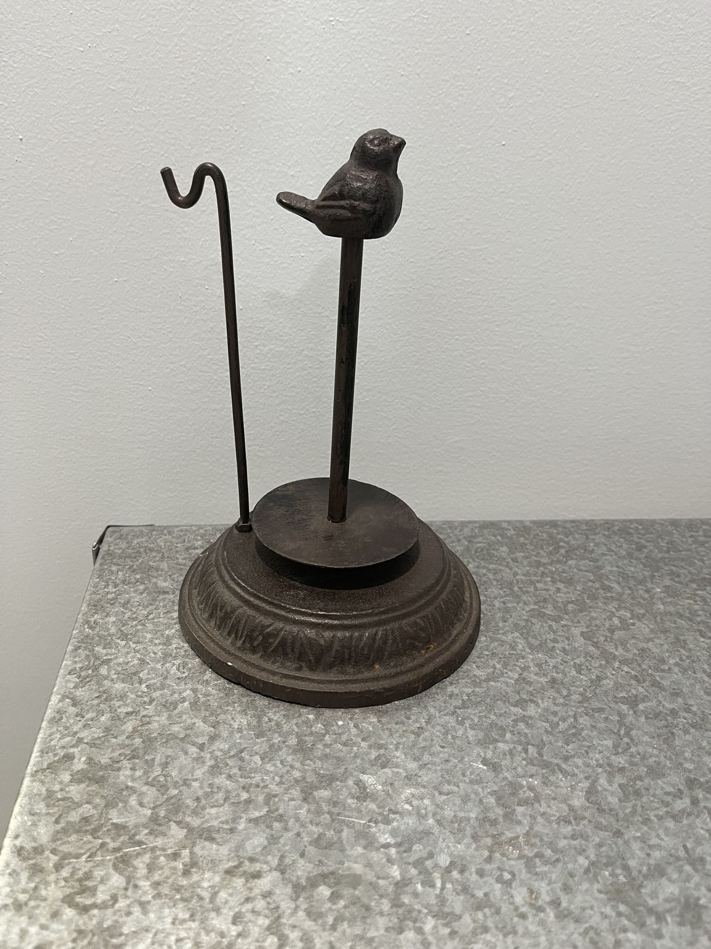 Cast Iron Jewelry Stand 