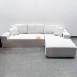 Lounge Style Frameless L-Shaped Sectional Sofa Couch