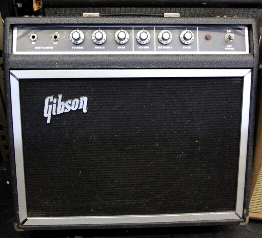Gibson G-35 Vintage 70’s Guitar Combo Amplifier - Black Amp