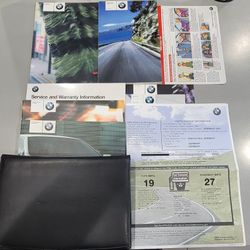 Vehicle Owner's Manual- 5 Series BMW