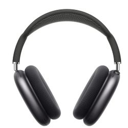 apple headphones max silver black 