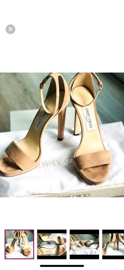 Jimmy Choo Misty Platform Sandal In Ballet Pink, Size 7