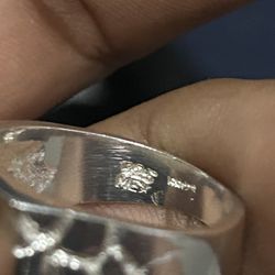 925 Sterling Silver Nugget Ring 