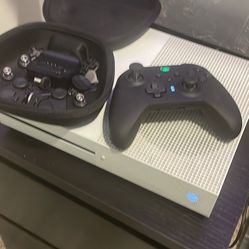 Xbox One S, with Xbox Elite Controller 