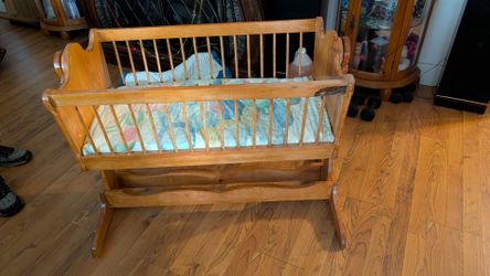 Antique baby cradle