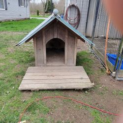 Handmade,  Insulated,  Rustic Dog House   