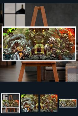 Sideshow Marvel Hulk Legacy Art Print