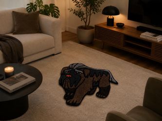 NEW MABOSSTIFF POKEMON TUFTED RUG