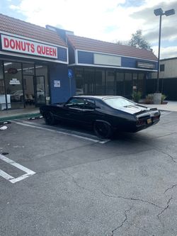 Classic Black Muscle Car Custom Build