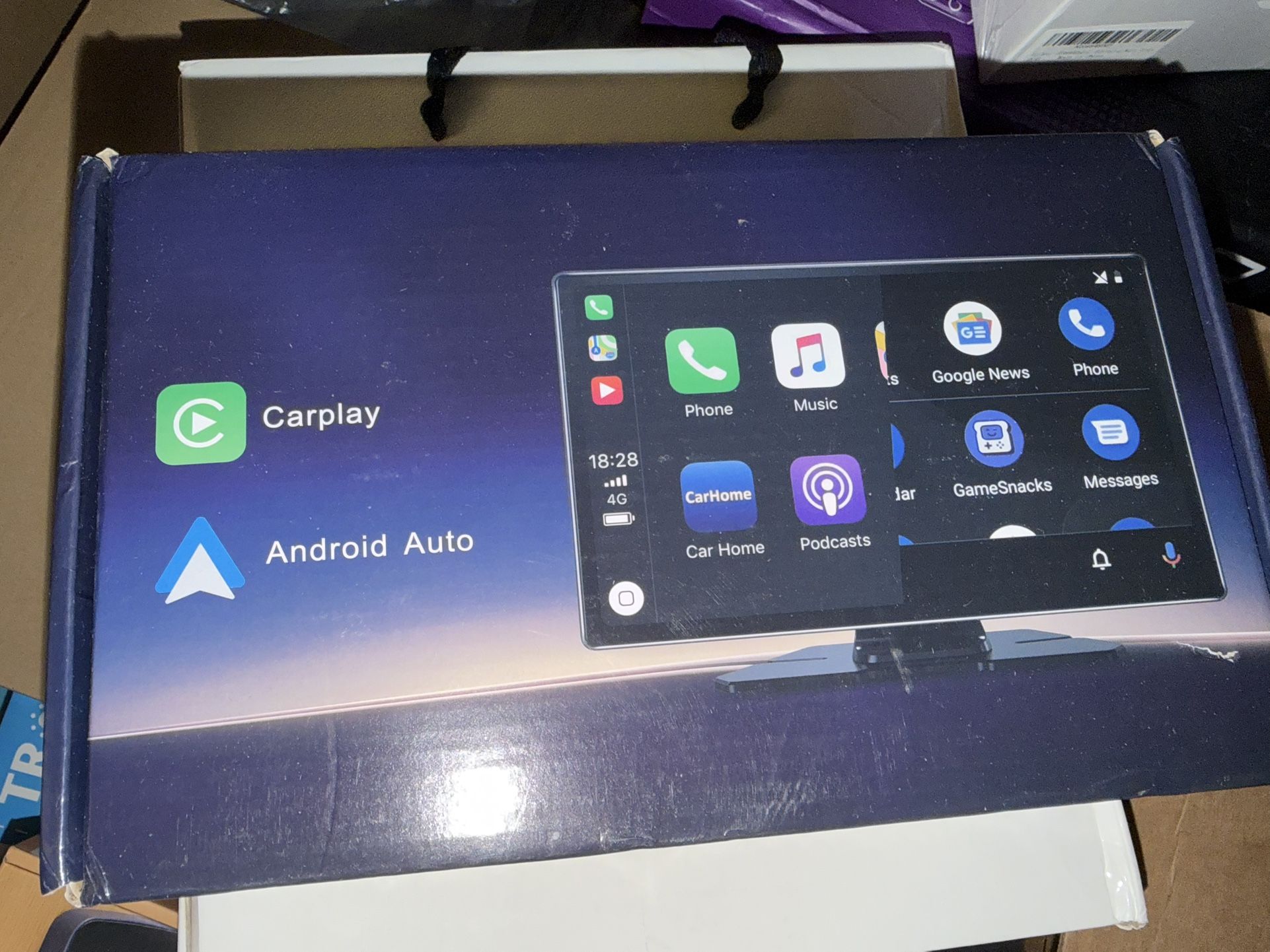 9 inches CarPlay smart screen player CarPlay Screen for Car, 9'' Wireless CarPlay & Android Auto - Smart Portable Touchscreen