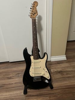 2003 Squier Mini Stratocaster Black Guitar