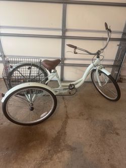 Adult Tricycle with Rear Basket