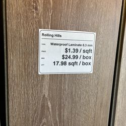 Waterproof Laminate Flooring 8.3mm