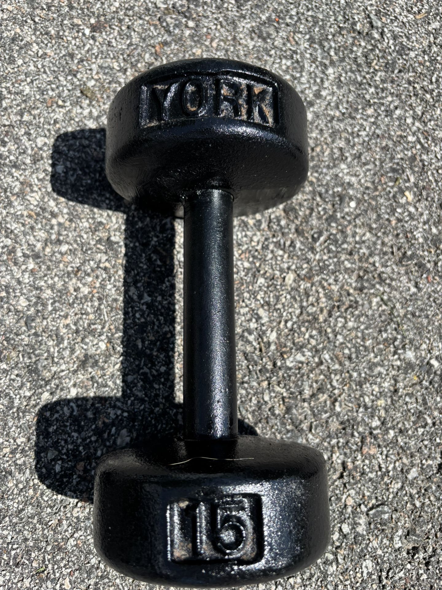 15lbs York Dumbbell 
