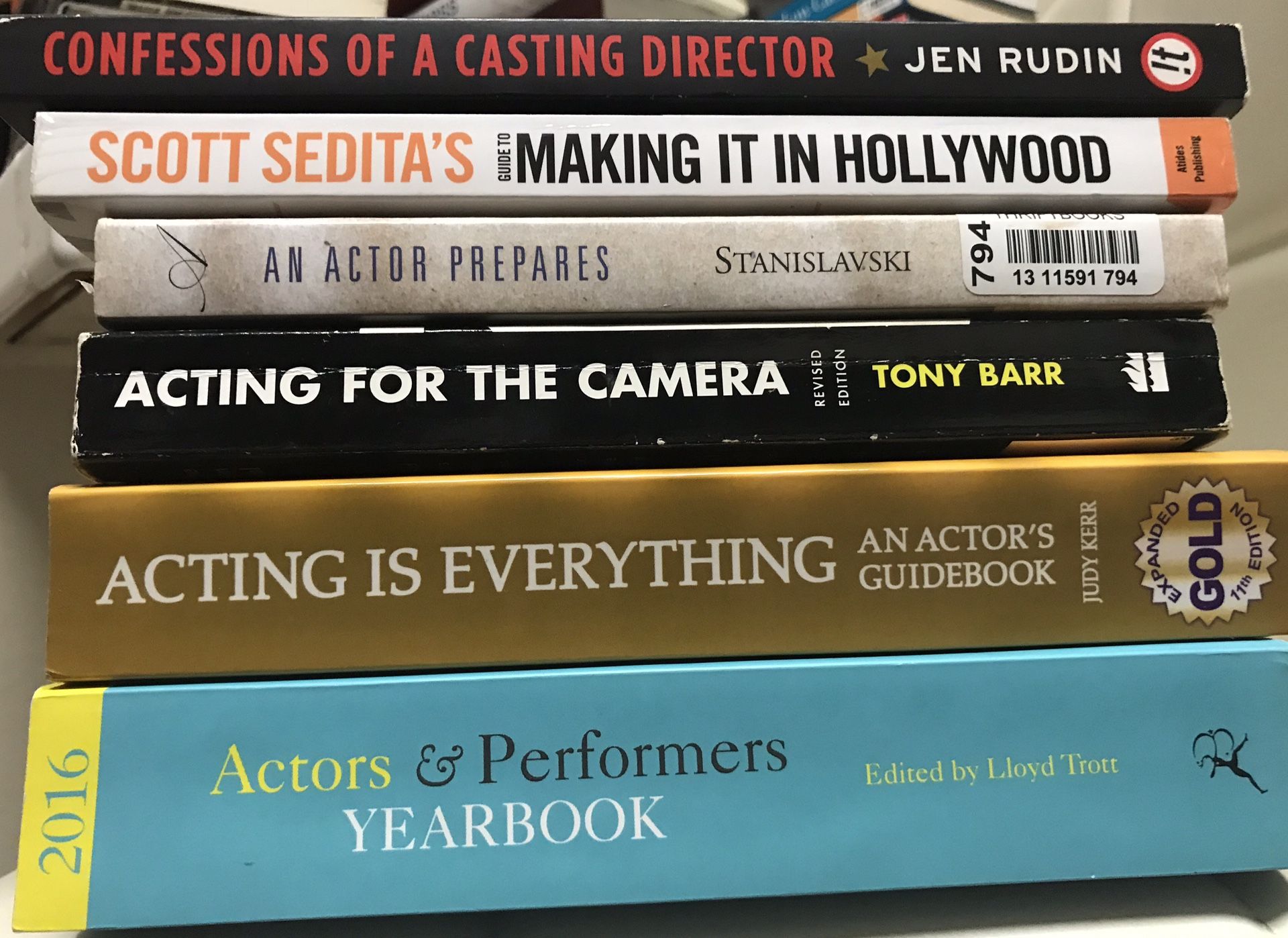 ACTING BOOKS $1-$3.