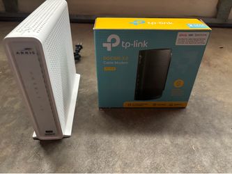 Free - 2 Cable Modems - Tp-link modem and Arris Router/Modem Combo