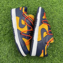 Nike Dunk Offwhite “University Gold” Size 10M