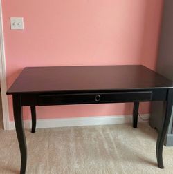 Black desk with drawer $90 OBO