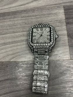 Cartier Men’s Watch  Moissanite Diamond Tested Like New