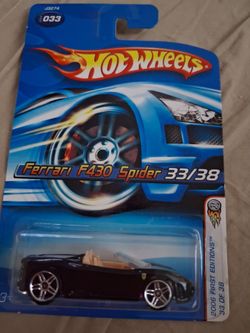 Hot Wheels Ferrari F430 Spider 2006 First Editions