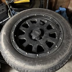 6x5.5 Like New Tires And Wheels. 