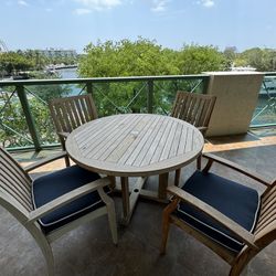 Teak Table And chairs