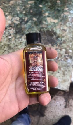 Olive Wood Holy Oil From The Holy Land For Blessing Sick People  From Bethlehem 