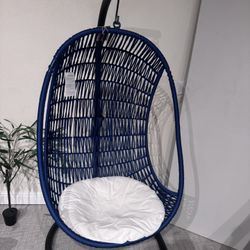 Blue Swing With Cushion 