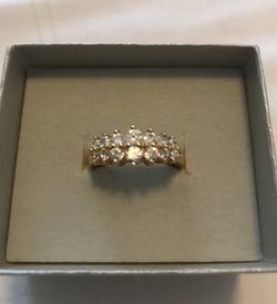 Gold-colored ring