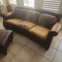 Leather Sofa  🛋 