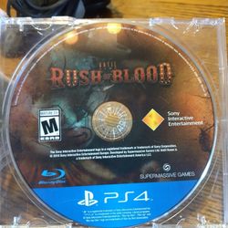 Until Dawn Rush Of Blood PS4