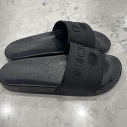 Black Gucci Slides 