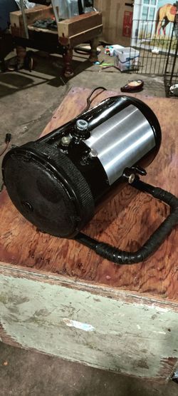 8" Bass Cannon Enclosure Is Air Compressor Tank All Steel One Of A kind 40$