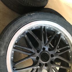 17” universal rims comes with extra tires