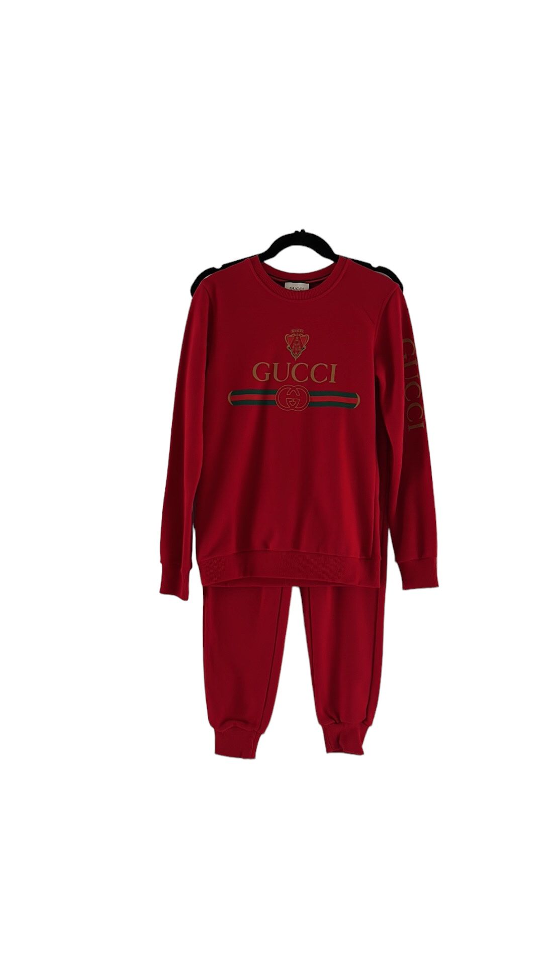 ❤️Pre loved Gucci Logo Crewneck Sweatshirt Sweatpants Set ❤️