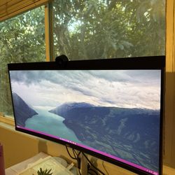Dell P3424WEB 34” Curved Monitor With Built In Webcam