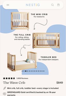 Nestig wave crib