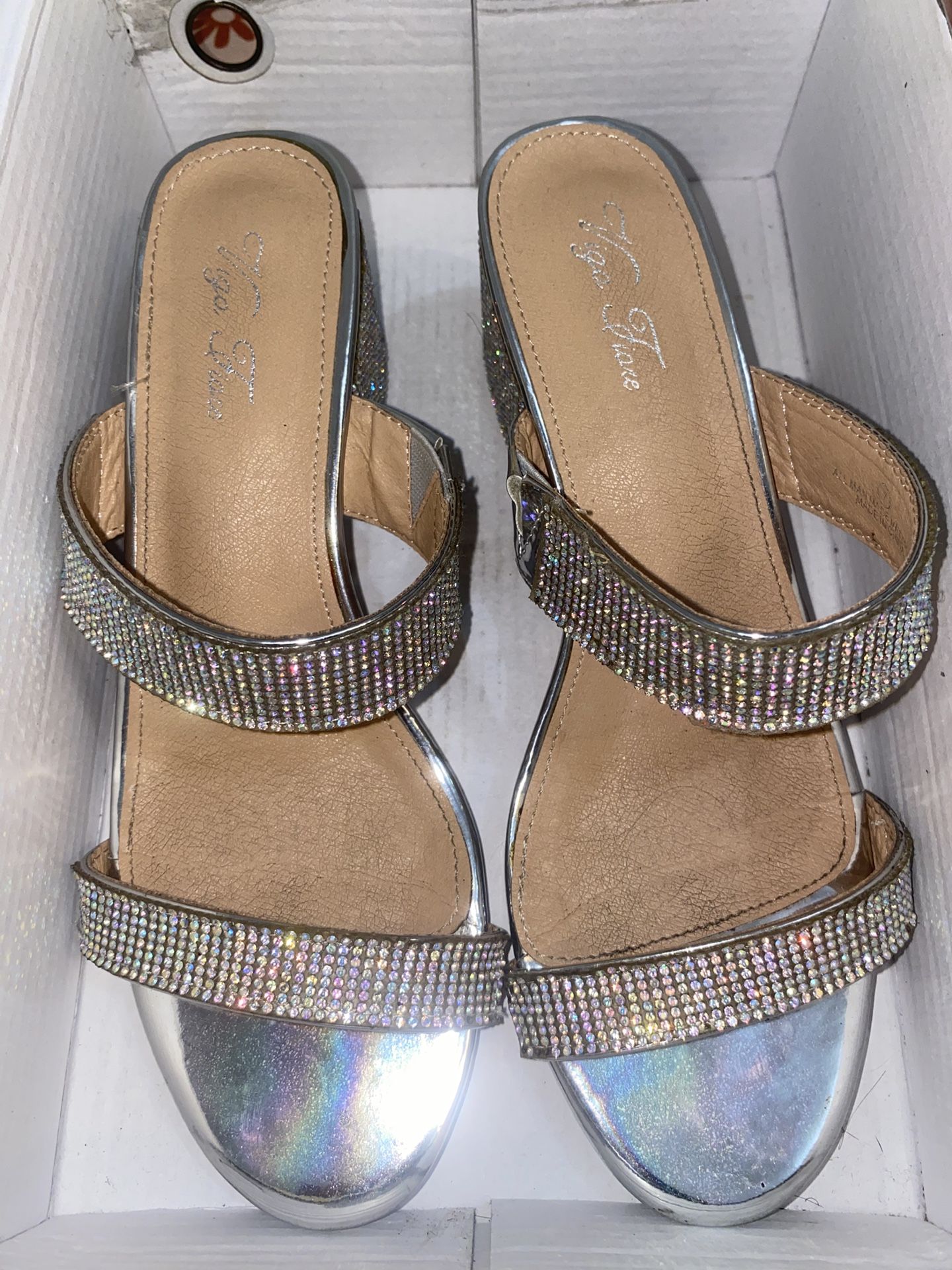 Silver Diamond Heels 💎