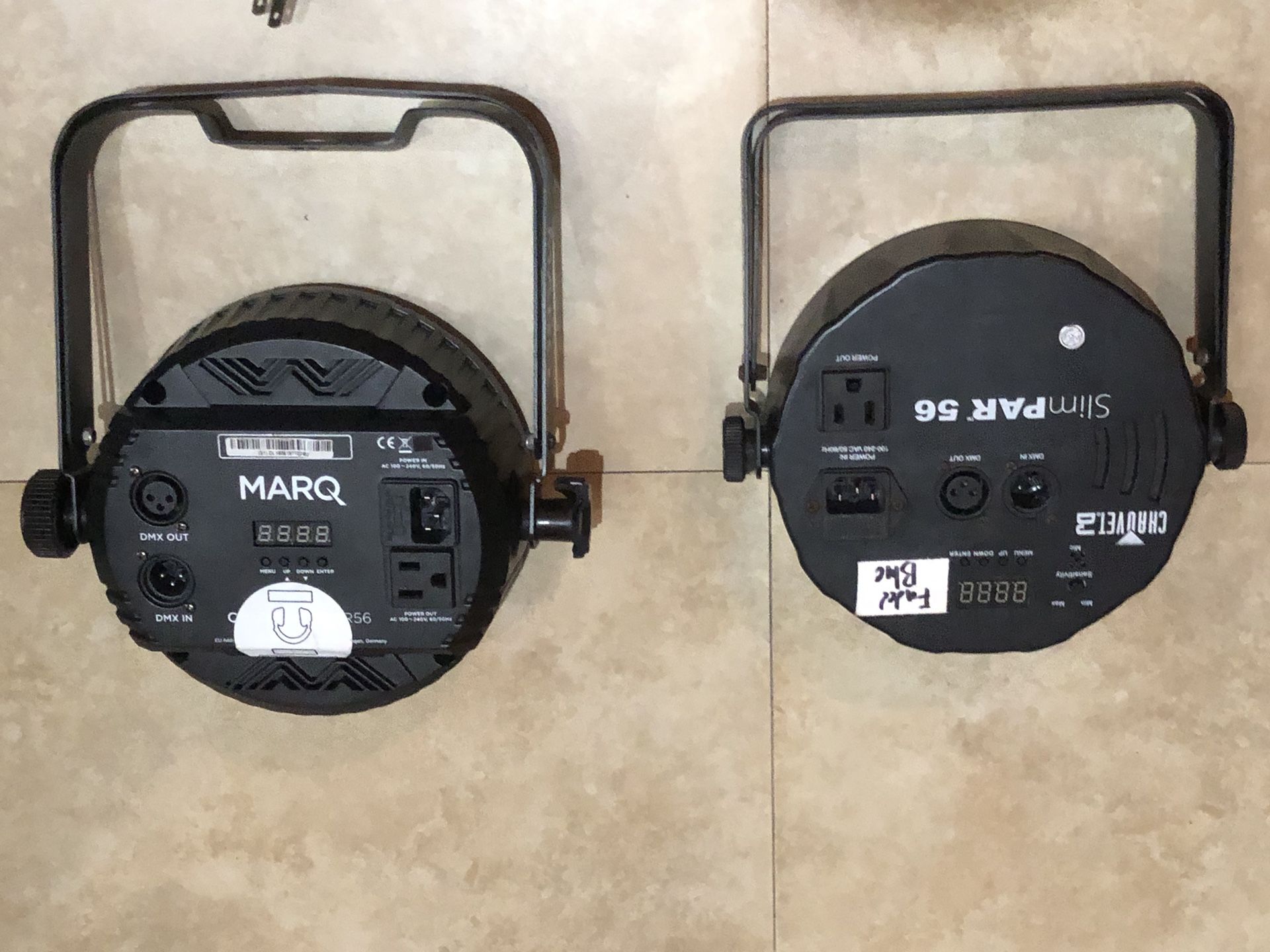 2 PC Par 56 LED Lights And Cases