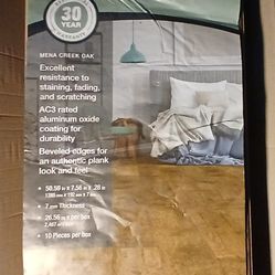 Water resistant laminate wood flooring